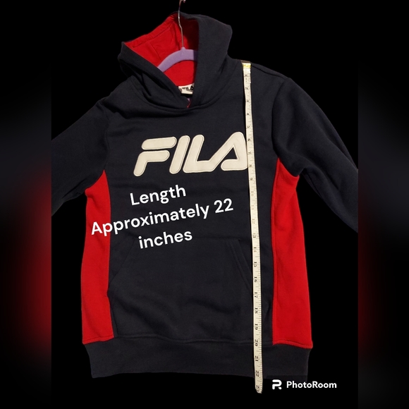 FILA Colorblick Side Panel Hoodie Boy's Size 8 NWT - Picture 5 of 7